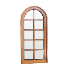 Ventana de cuadros de diseño de parrilla de madera de estilo americano